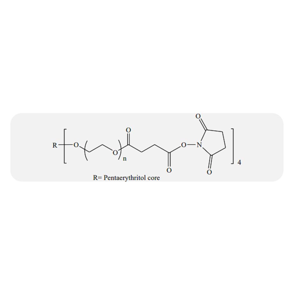 4臂聚乙二醇-琥珀酰亚胺基琥珀酸酯,4-arm PEG-SuccinimidyI Succinate