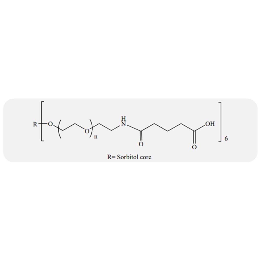 6臂聚乙二醇-酰胺-戊二酸,6-arm PEG-armide-Glutaric Acid