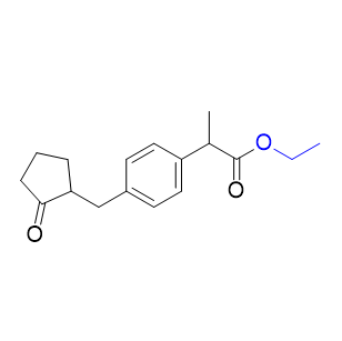 洛索洛芬杂质17,ethyl 2-(4-((2-oxocyclopentyl)methyl)phenyl)propanoate