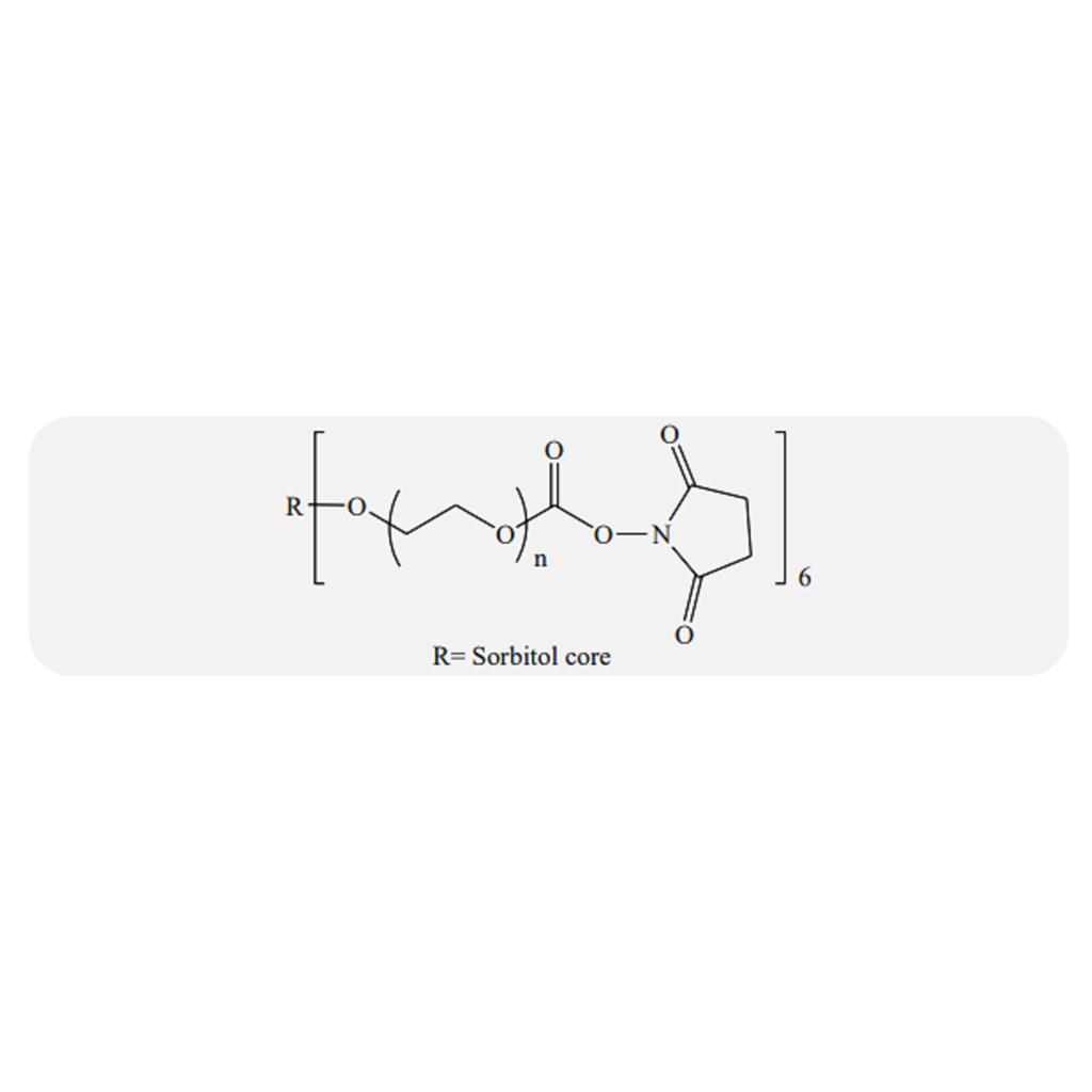 6臂聚乙二醇-琥珀酰亚胺碳酸酯,6-arm PEG-SuccinimidyI Carbonate