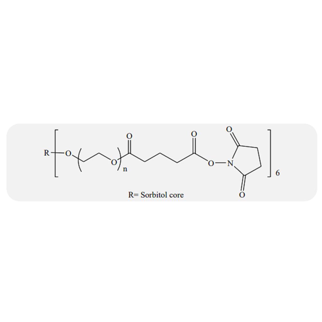 6臂聚乙二醇-琥珀酰亞胺戊二酸酯,6-arm PEG-Succinimidyl Glutarate