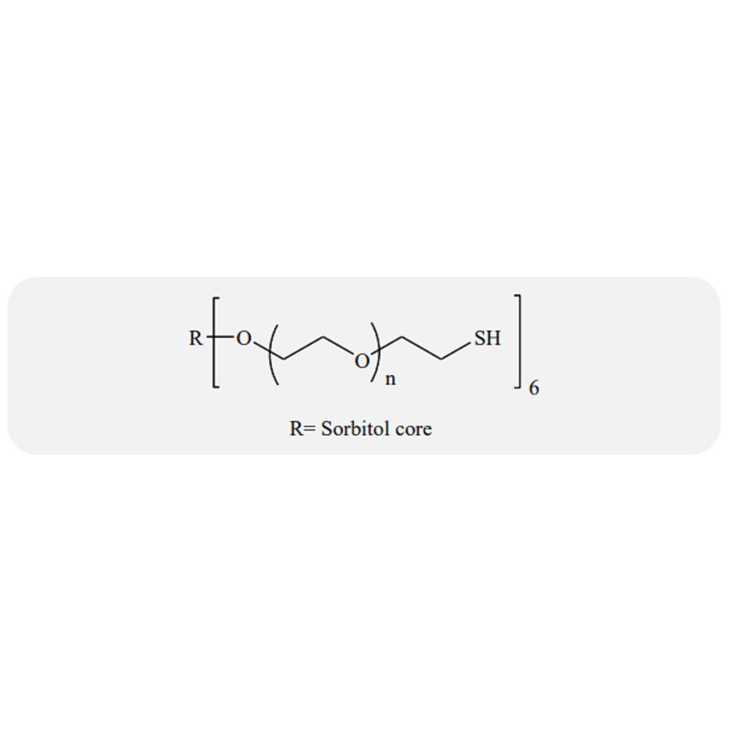 6臂 聚乙二醇-硫醇（巯基）,6-arm PEG-Thiol (Sulfhydryl)