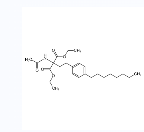 二乙基2-乙酰胺基-2-(4-辛基苯乙基)丙二酸酯,diethyl 2-acetamido-2-[2-(4-octylphenyl)ethyl]propanedioate