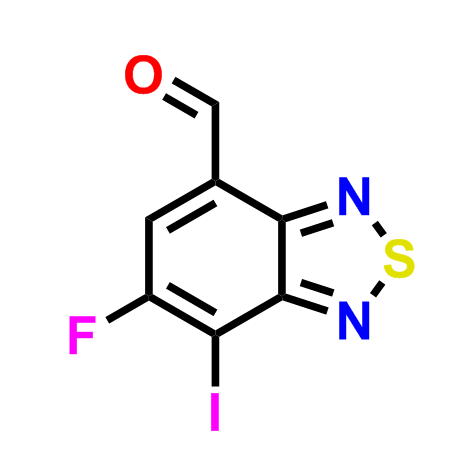 6-氟-7-碘代苯并[c][1,2,5]噻二唑-4-甲醛,6-fluoro-7-iodobenzo[c][1,2,5]thiadiazole-4-carbaldehyde