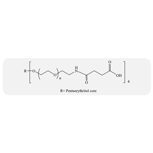 4臂聚乙二醇酰胺-琥珀酸,4- arm PEG-armide Succinic Acid