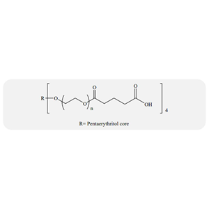 4臂聚乙二醇-戊二酸,4-arm PEG-Glutaric Acid