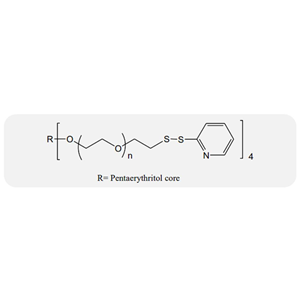 4臂聚乙二醇-吡啶基二硫化物,4-arm PEG-Othopyridyl Disulfide