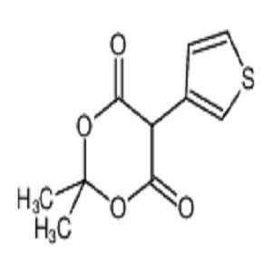 2,2-二甲基-5-(3-噻吩基)-1,3-二氧杂环己烷-4,6-二酮,2,2-DIMETHYL-5-THIOPHEN-3-YL-[1,3]DIOXANE-4,6-DIONE