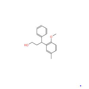 3-(2-甲氧基-5-甲基苯基)-3-苯基-1-丙醇,3-(2-Methoxy-5-methylphenyl)-3-phenyl-1-propanol
