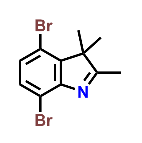 4,7-二溴-2,3,3-三甲基-3H-吲哚,4,7-Dibromo-2,3,3-trimethyl-3H-indole