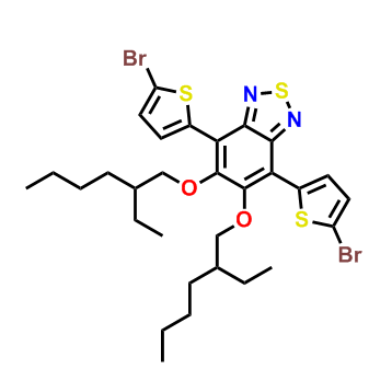 4,7-双（5-溴噻吩-2-基）-5,6-双（（2-乙基己基）氧基）苯并[c][1,2,5]噻二唑,4,7-bis(5-bromothiophen-2-yl)-5,6-bis((2-ethylhexyl)oxy)benzo[c][1,2,5]thiadiazole