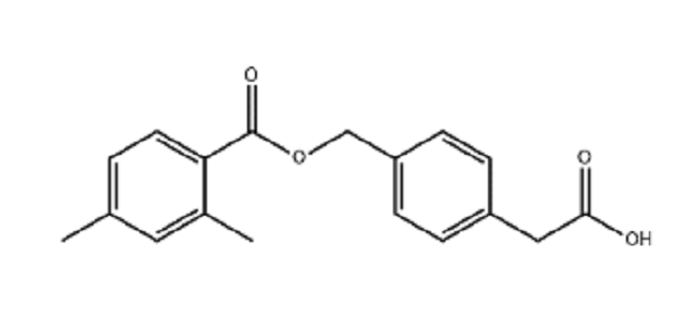 2-(4-(((2,4-二甲基苯甲酰基)氧基)甲基)苯基)乙酸,2-(4-(((2,4-dimethylbenzoyl)oxy)methyl)phenyl)acetic acid