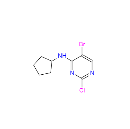 5-溴-2-氯-N-環(huán)戊胺嘧啶-4胺,5-broMo-2-chloro-N-cyclopentylpyriMidin-4-aMine