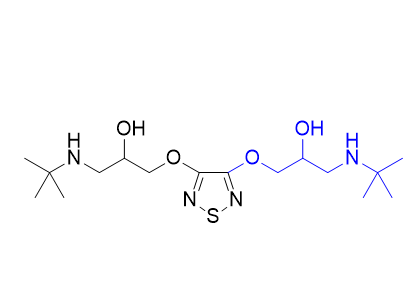 噻吗洛尔杂质10,1,1'-[1,2,5-thiadiazol-3,4-diylbis(oxy)]bis[3-[(1,1- dimethylethyl)amino]propan-2-ol]