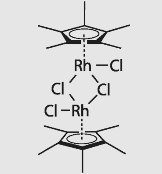 二氯(五甲基环戊二烯基)合铑(III)二聚体,Bis[(pentamethylcyclopentadienyl)dichloro-rhodium]