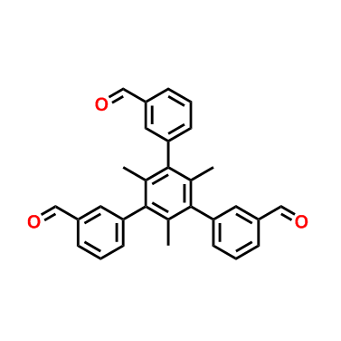 5'-（3-甲酰基苯基）-2'，4'，6'-三甲基-[1，1':3'，1'-三苯基]-3,3'-二甲醛,5-(3-formylphenyl)-2,4,6-trimethyl-[1,1:3,1-terphenyl]-3,3-dicarbaldehyde