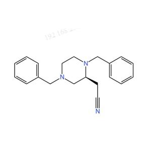 (S)-2-(1,4-二苄基哌嗪-2-基)乙腈