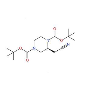 (S)-2-(氰基甲基)哌嗪-1,4-二羧酸二叔丁酯