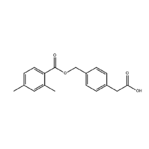 2-(4-(((2,4-二甲基苯甲酰基)氧基)甲基)苯基)乙酸,2-(4-(((2,4-dimethylbenzoyl)oxy)methyl)phenyl)acetic acid