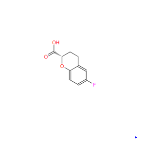 (S)-6-氟-3,4-二氢-2H-1-苯并吡喃-2-羧酸,2H-1-Benzopyran-2-carboxylic acid, 6-fluoro-3,4-dihydro-, (2S)-