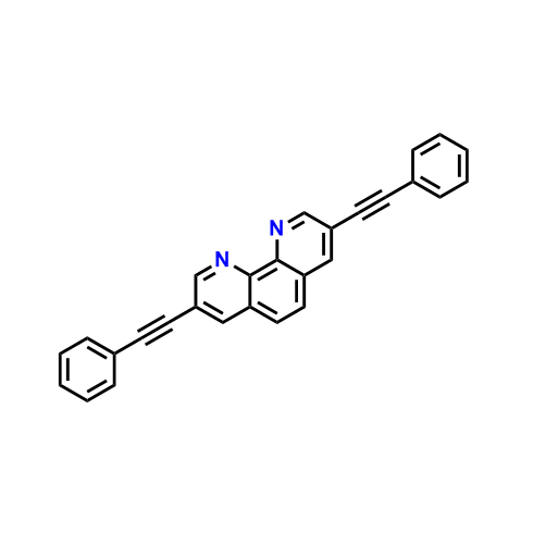 3,8-双(苯乙炔基)-1,10-菲咯啉,3,8-Bis(phenylethynyl)-1,10-phenanthroline