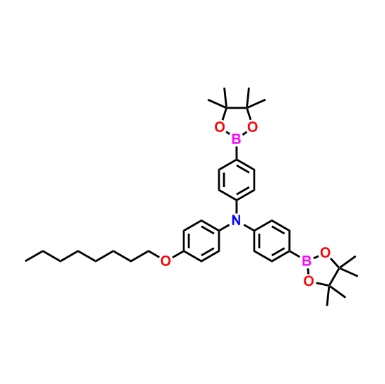 N,N-雙(4-硼酸頻呢醇酯苯基)-4-辛氧基苯胺,N,N-Bis(4-boronic acid pinnesol ester phenyl)-4-octyloxyaniline