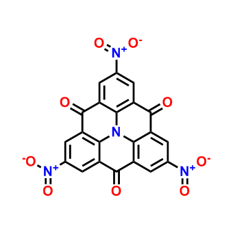 2,6,10-三硝基-4H-苯并[9,1]喹啉并[3,4,5,6,7-defg]吖啶-4,8,12-三酮,2,6,10-trinitro-4H-benzo[9,1]quinolizino[3,4,5,6,7-defg]acridine-4,8,12-trione