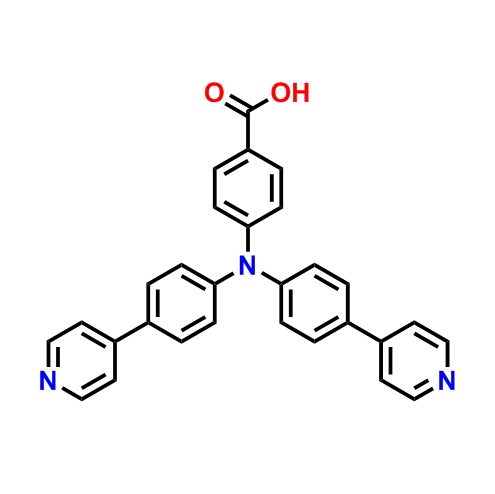 4-（雙（4-（吡啶-4-基）苯基）氨基）苯甲酸,4-(bis(4-(pyridin-4-yl)phenyl)amino)benzoic acid