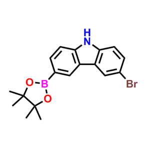 9H-Carbazole, 3-bromo-6-(4,4,5,5-tetramethyl-1,3,2-dioxaborolan-2-yl)-