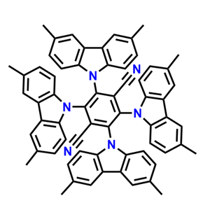 2,3,5,6-四(3,6-二甲基-9H-咔唑-9-基)-1,4-苯二腈