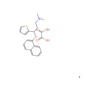 116817-12-0；(S)-(+)-N,N-二甲基-3-(1-萘氧基)-3-(2-噻吩基)丙胺草酸盐