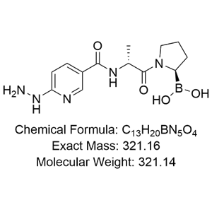 ((R)-1-((6-hydrazinylnicotinoyl)-D-alanyl)pyrrolidin-2-yl)boronic acid