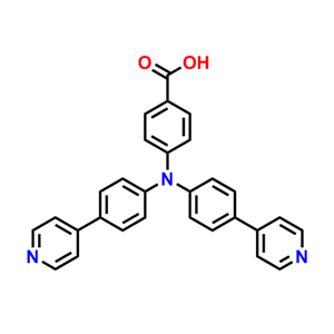 4-（双（4-（吡啶-4-基）苯基）氨基）苯甲酸