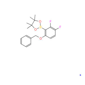 2-[2,3-二氟-6-（苯基甲氧基）苯基]-4,4,5,5-四甲基-1,3,2-二氧杂硼烷,2-[2,3-Difluoro-6-(phenylmethoxy)phenyl]-4,4,5,5-tetramethyl-1,3,2-dioxaborolane