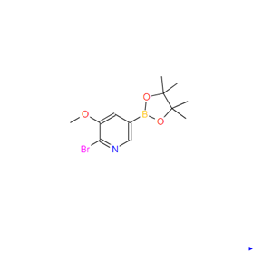 2-溴-3-甲氧基吡啶-5-硼酸频哪醇酯,2-Bromo-3-methoxypyridine-5-boronic acid pinacol ester