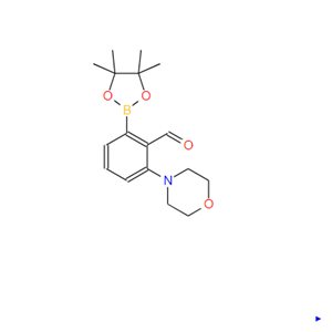 2-吗啉-6-(4,4,5,5-四甲基-1,3,2-二氧硼杂环戊烷-2-基)苯甲醛,2-formyl-3-(morpholino)phenylboronic acid pinacol ester