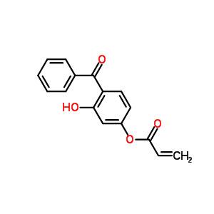2-羟基-4-丙烯酰氧基二苯甲酮,(4-benzoyl-3-hydroxyphenyl) prop-2-enoate