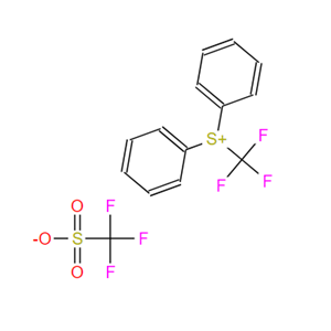 147531-11-1；二苯基(三氟甲基)锍三氟甲磺酸盐