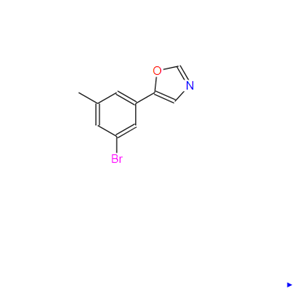5-（3-溴-5-甲基苯基）恶唑,5-(3-bromo-5-methylphenyl)oxazole