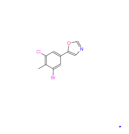 5-（3-溴-5-氯-4-甲基苯基）惡唑,5-(3-bromo-5-chloro-4-methylphenyl)oxazole