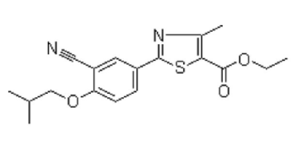 2-(3-氰基-4-异丁氧基苯基)-4-甲基噻唑-5-甲酸乙酯,Ethyl 2-(3-cyano-4-isobutoxyphenyl)-4-methyl-5 -thiazolecarboxylate