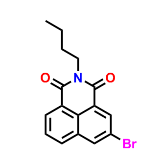 5-溴-2-丁基-1H-苯并[de]異喹啉-1,3（2H）-二酮,5-bromo-2-butyl-1H-benzo[de]isoquinoline-1,3(2H)-dione