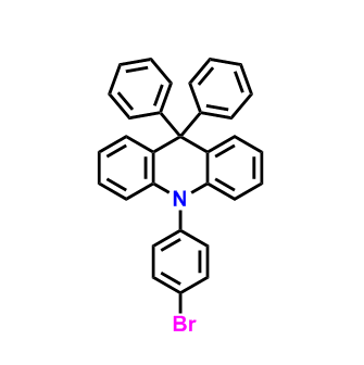 10-（4-溴苯基）-9,9-二苯基-9,10-二氢吖啶,Acridine, 10-(4-bromophenyl)-9,10-dihydro-9,9-diphenyl-