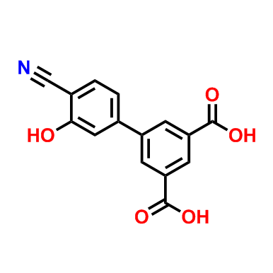 4'-氰基-3'-羥基-[1,1'-聯(lián)苯]-3,5-二羧酸,2-Cyano-5-(3,5-dicarboxyphenyl)phenol