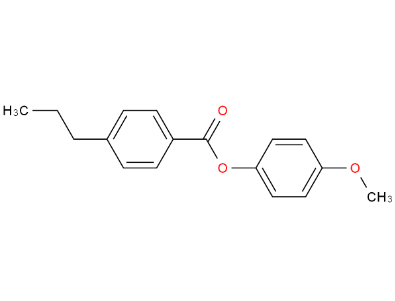 丙基苯甲酸对甲氧基苯酚酯,4-Methoxyphenyl 4-propylbenzoate