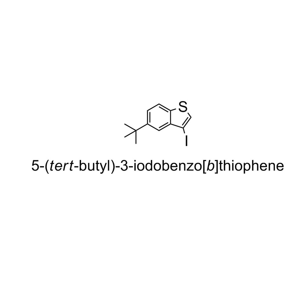 5-（叔丁基）-3-碘苯并噻吩,5- (tert butyl) -3-iodobenzothiophene