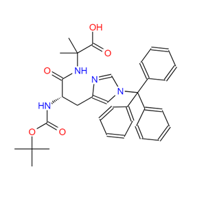 N-BOC-N'-三苯甲基-L-组氨酰-2-甲基丙氨酸 2061897-68-3