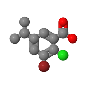 3-溴-2-氯-5-异丙基苯甲酸,3-Bromo-2-chloro-5-isopropylbenzoic acid