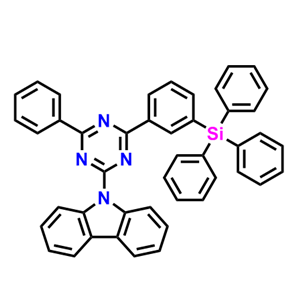 9-(4-苯基-6-(3-(三苯基硅烷基)苯基)-1,3,5-三嗪-2-基)-9H-咔唑,9-(4-Phenyl-6-(3-(triphenylsilyl)phenyl)-1,3,5-triazin-2-yl)-9H-carbazole