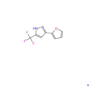 3-三氟甲基-5-(2-呋喃基)吡唑,5-(2-FURYL)-3-(TRIFLUOROMETHYL)PYRAZOLE